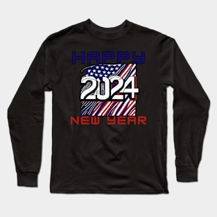 2024 Happy NY Long Sleeve T-Shirt